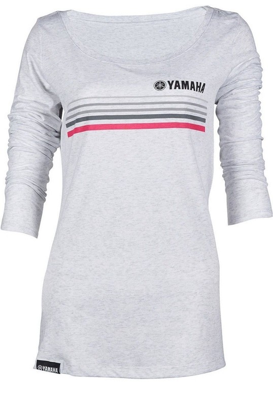 Yamaha Women’s Long Sleeve Scoop Neck Shirt Size XL CRW-17LSC-WH-XL
