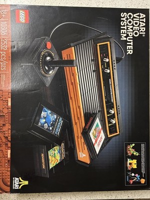 LEGO Atari 2600 10306 Icons Complete Set, 2532 Pieces, 18+, Box, Plastic, Gaming