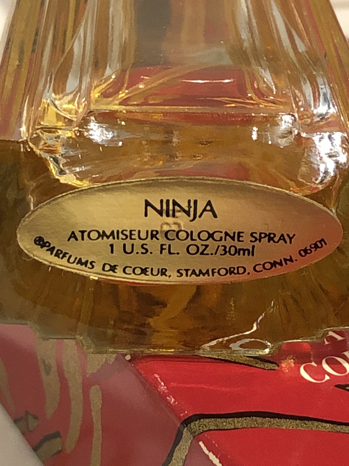 Vintage Parfums de Coeur Ninja Atomiseur Cologne Spray, 1 U.S. fl. oz./30 ml.