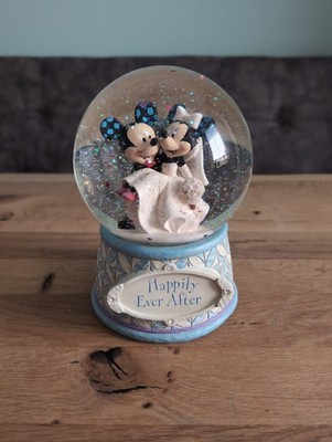Disney Schneekugel Enesco Happily Ever After Micky & Minnie Mouse OVP