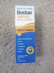Bausch & Lomb 1970 Boston Simplus Multi-action Contact Lens Solution- 1Oz