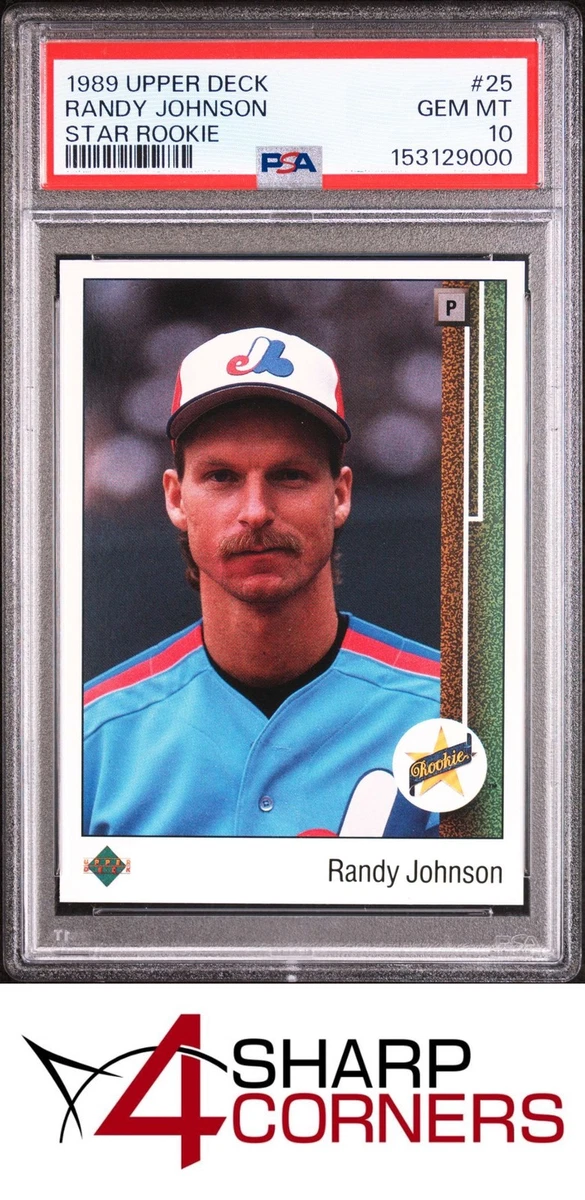 Randy Johnson Baseball Sports Trading Card Singles Rookie for sale