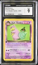 CGC 9 DARK SLOWBRO TEAM ROCKET 1ST EDITION 29/82 (4250) on eBay