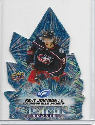 #ad 2022 23 Upper Deck Ice Ice Crystals Rookies Kent Johnson #IC 65 RC $3.99