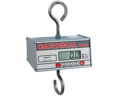Detecto, HSDC-500, Electronic Hanging Scale, 500 lb x 0.2 lb, NON-NTEP