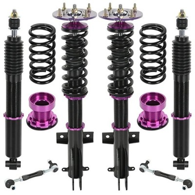 Set(4) Coilovers Struts Suspension Spring Kit For Ford Mustang GT S-197 2005-14