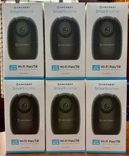 Amcrest 4MP WiFi Pan/Tilt Smart Home Indoor Camera Model ASH41-B - Quantity 6