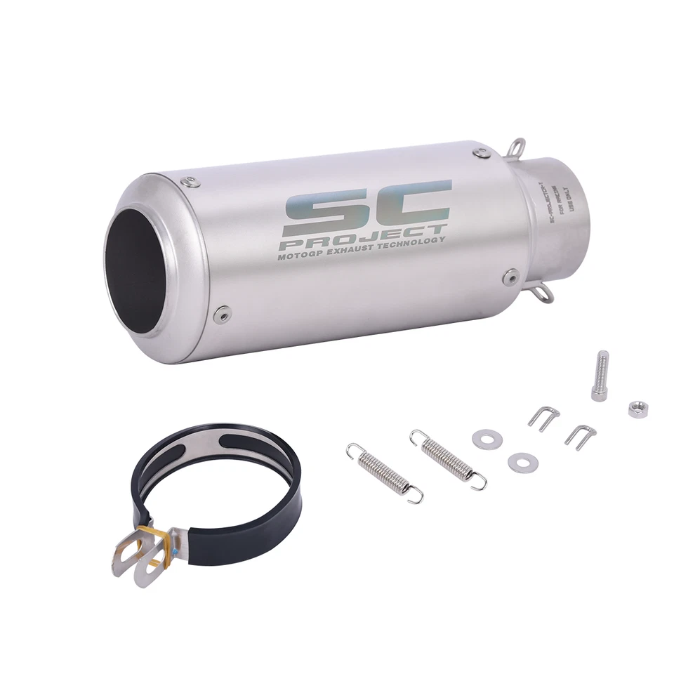 For Honda CBR1000RR 2008-2016 Slip on Exhaust System Mid Link Pipe Muffler Tips - Image 2 of 4