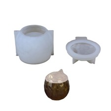 Decorative Silicone Mould for Handmade Storage Jar and Crafting Supplies