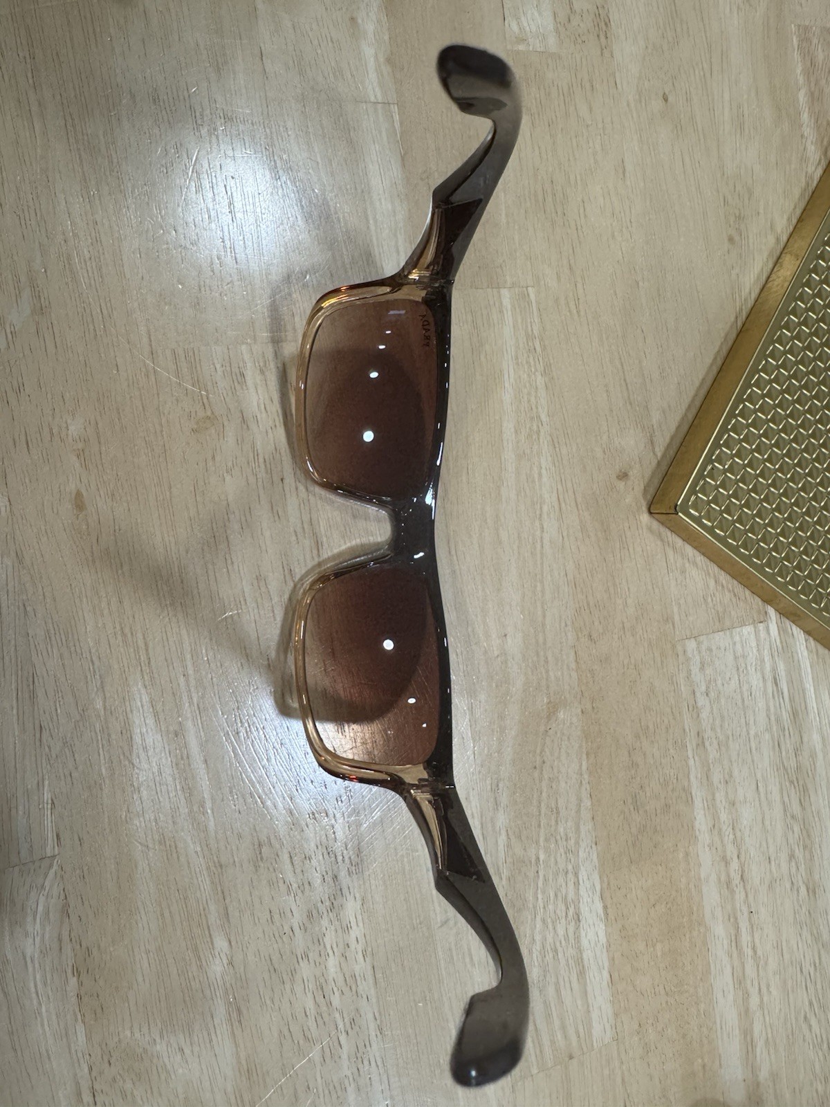 Prada Rectangular Sunglasses Brown Gradient Lense… - image 3