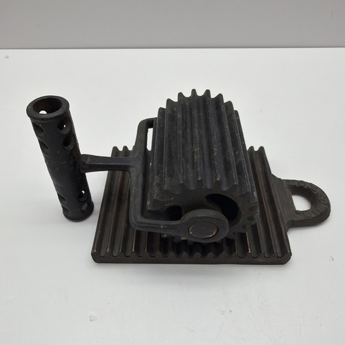 Antique Hand Fluter Cast Iron 1880 And Nortons Base