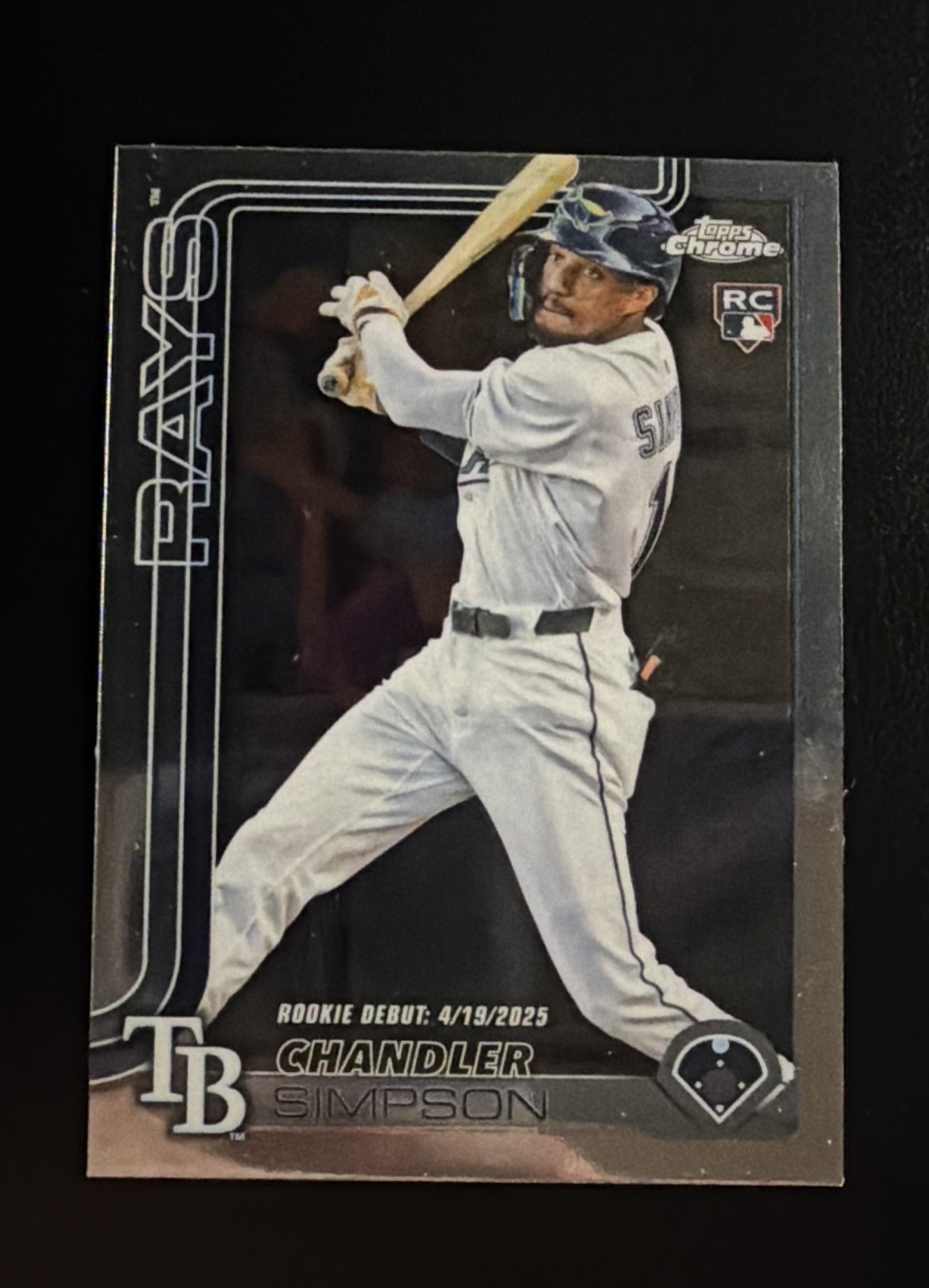 2025 Topps Chrome Update Series - Rookie Debut Chandler Simpson #USC17 (RC)