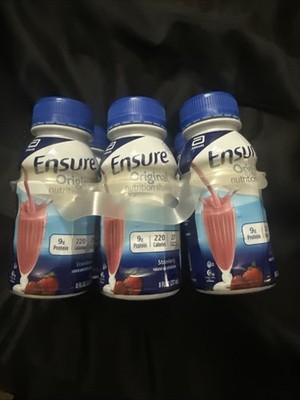 Ensure Plus Nutritional Shake Strawberry - 8 fl oz (Pack of 6)