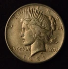 1921 $1 LIBERTY PEACE SILVER DOLLAR HIGH RELIEF COIN