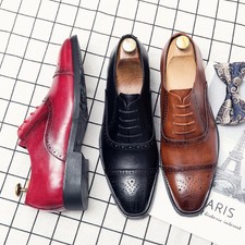 Men's Dress Oxford Shoes Artificial Leather Formal Business Fashion Footwears
