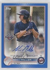 2022 Topps Pro Debut Blue Auto 142/150 Noah Miller #PD-61 Auto 1j7t