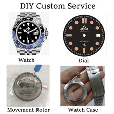Customized Order for NH35 MIYOTA Manual Men Watch Custom Dial/Case/Crown/Buckle
