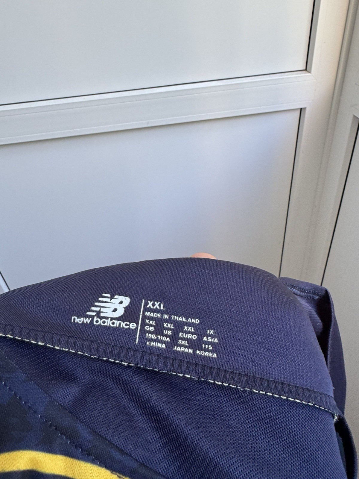 2021-22 New Balance Men’s AS Roma Home Soccer Jersey Forza Roma Sz XL thumbnail 5