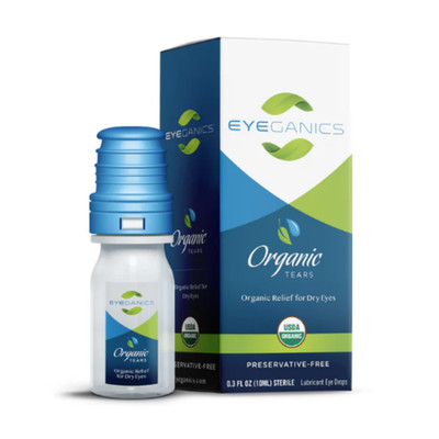 Eyeganics Organic Eye Drops 10mL Preservative Free & Moisture Support