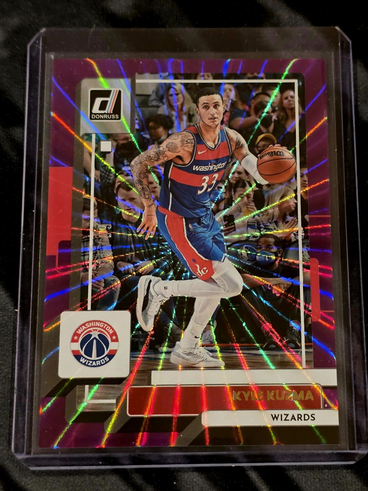 2022-23 Panini Donruss - Kyle Kuzma #85 Holo Purple Laser /99