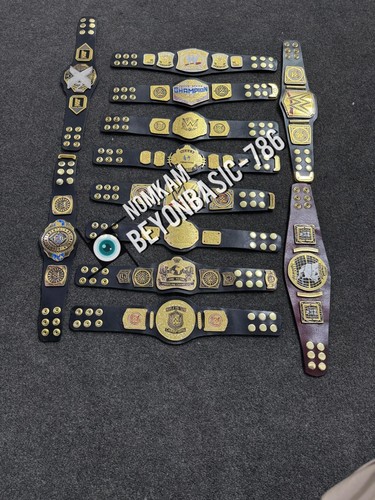 Mini Championship Replica Title Belt Set Of 10 Replica Title mini Size watch - Picture 3 of 24