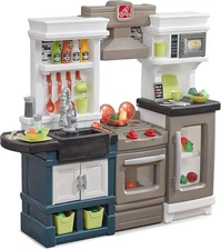 Step2 Modern Metro Kitchen Set for Kids – Includes 30+ Toy Kitchen Accessories