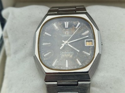Omega Constellation Chronometer Quartz Herrenuhr Vintage   defekt, für...