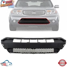 NEW FRONT BUMPER COVER GRILLE BLACK PLASTIC FITS 2012-2015 HONDA PILOT HO1044100