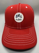2016 San Antonio TPC Battle Of The Alamo Cap Hat Adult Adjustable Ahead Red Poly