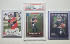 2024 Donruss Optic Michael Penix Jr ROOKIE 2014 Retro Series + 2021 Leaf AUTO RC