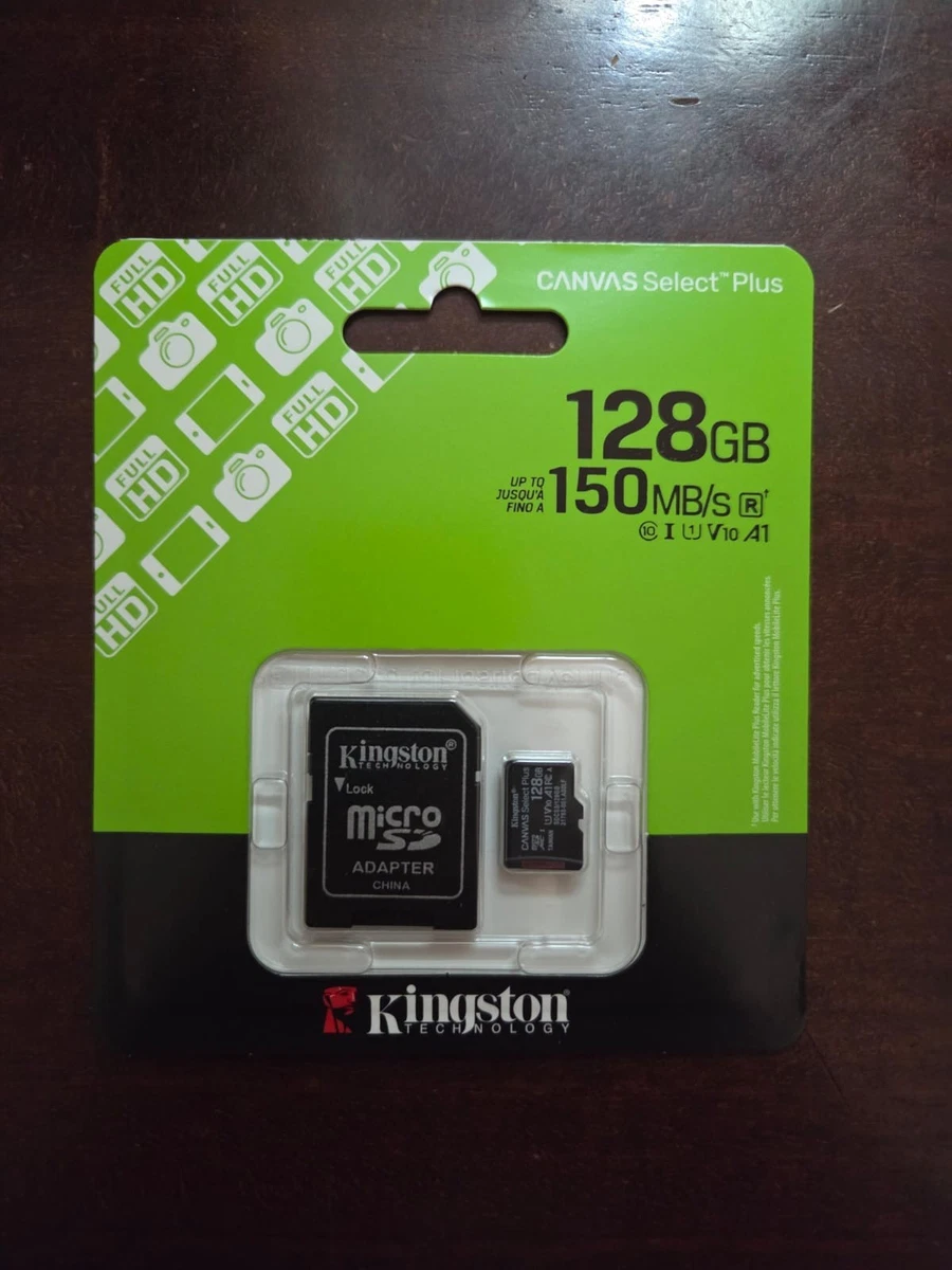 Kingston MicroSDXC 128GB, Scheda Di Memoria Classe 10 UHS-I, Con Adattatore SD, Per Smartphone E Tablet - Nero - 2