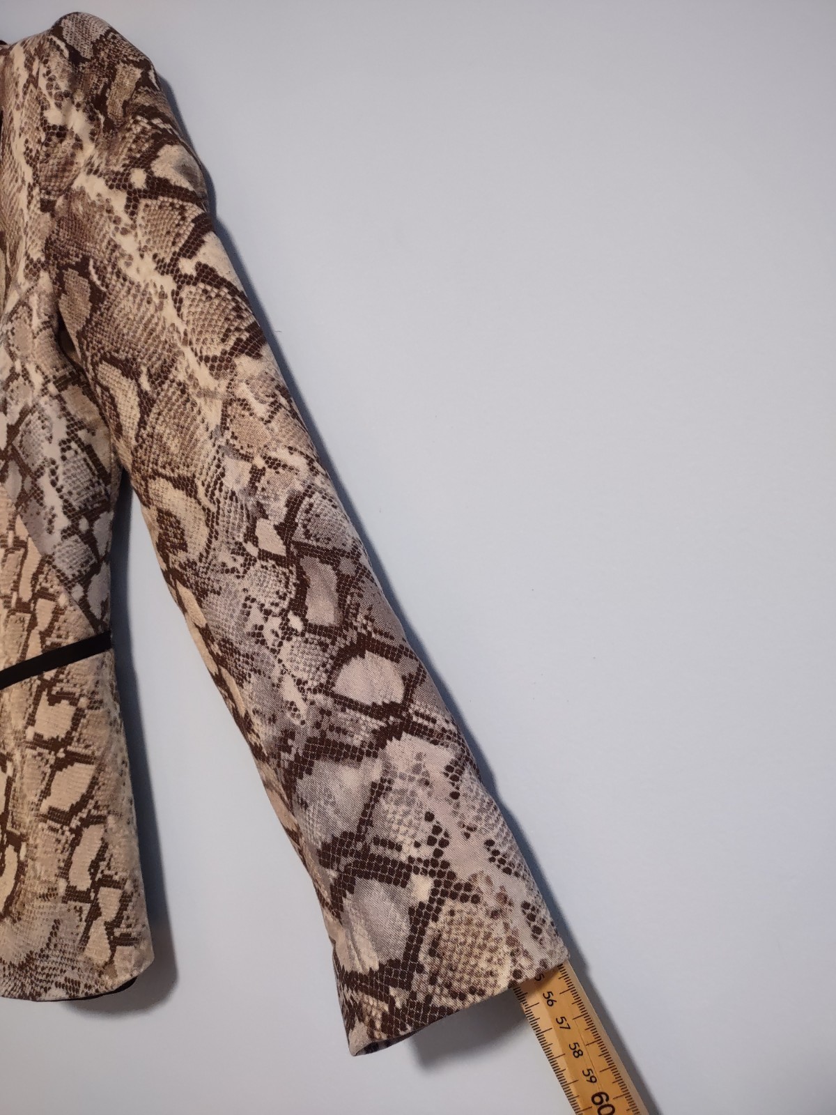 Zara Basic Womens Snake Pattern Print Blazer Jack… - image 6