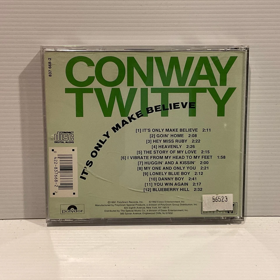 CD Conway Twitty - It's Only Make Believe Foto 2 de 2