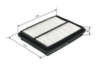Bosch Luftfilter 1 457 433 037 FüR Suzuki
