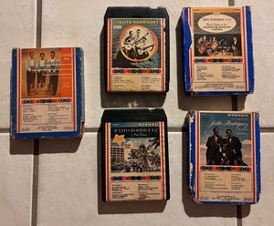 5 Julito Rodriguez Y Su Trio 8 Track Cartridge Tapes - Dorado Beach, Tu Almohada