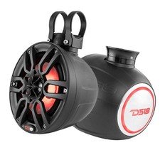 DS18 HYDRO 8" Compact Wakeboard Pod Tower w/RGB Light - 375W - Black NXL-PS8BK 