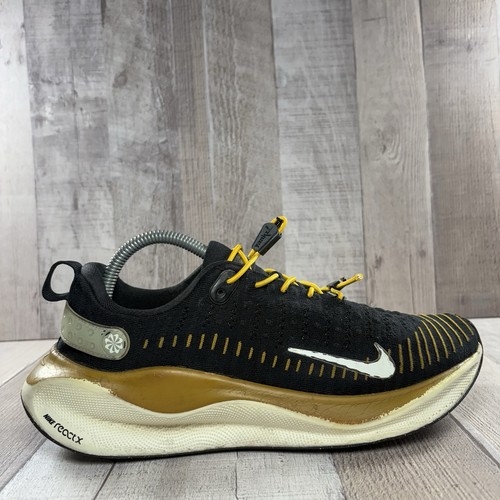 Nike ReactX Infinity Run 4 Para hombres Talla 9.5 Zapatos para Correr Tenis Negro Bronce - Imagen 7 de 18