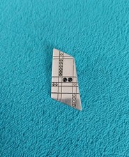 Pierre Lang Anhänger, rhodiniert mit Zirkonia und 2 schwarzen Kugeln