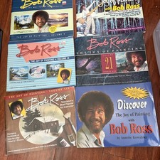 The Joy Of Painting W/Bob Ross Book of 6 PB Vol 9-10-19-21-26-Annette Kowalski