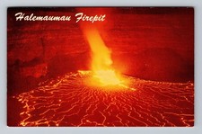 Hawaii National Park Hawaii Eruption of Kilauea Volcano Vintage Postcard