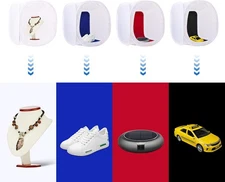 24″ Portable Photo Studio Shooting Tent Light Box Tent with 4 Colors Backdrops