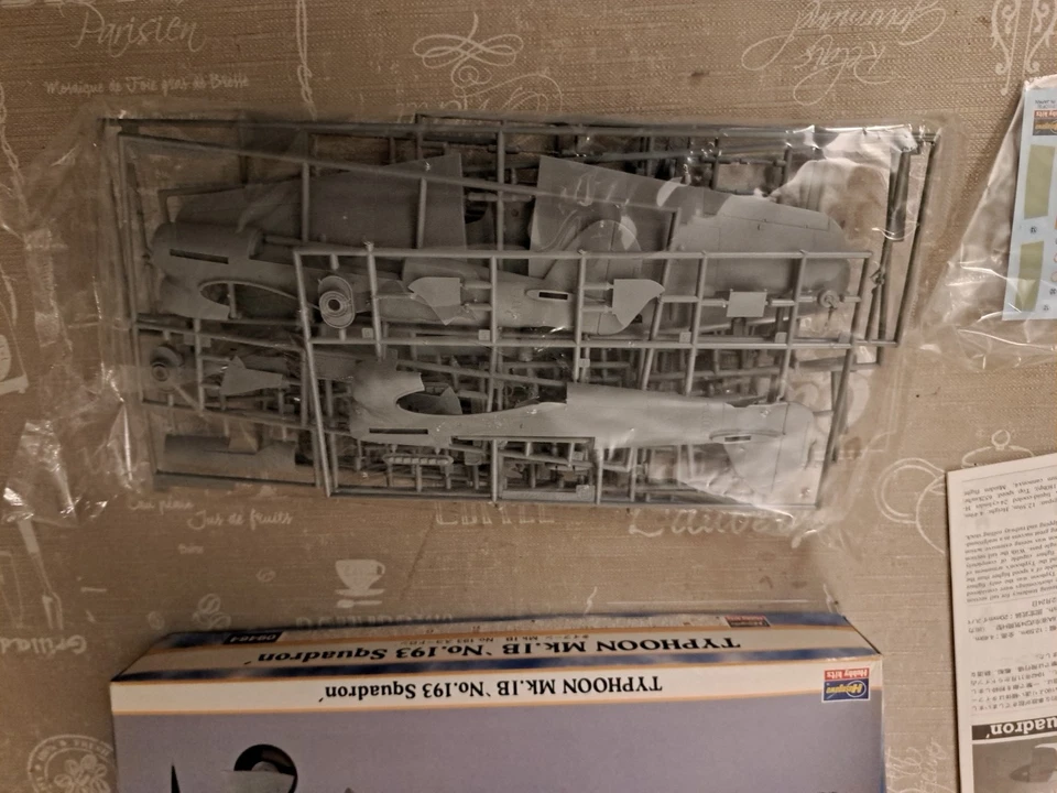 Typhoon Mk.IB No.193 Squadron Hasegawa 1/48 As New - Immagine 3 di 4