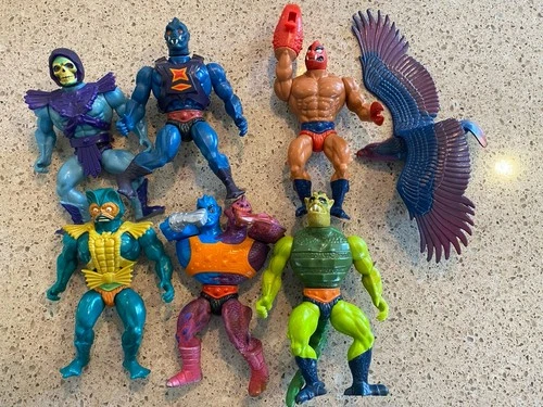 Vintage MOTU He-Man figure lot MASTERS OF THE UNIVERSE Mattel 1980s L1