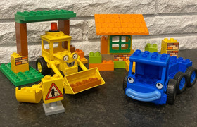LEGO DUPLO Bob the Builder 3297 Scoop and Lofty at the Building Yard set 51/62pc