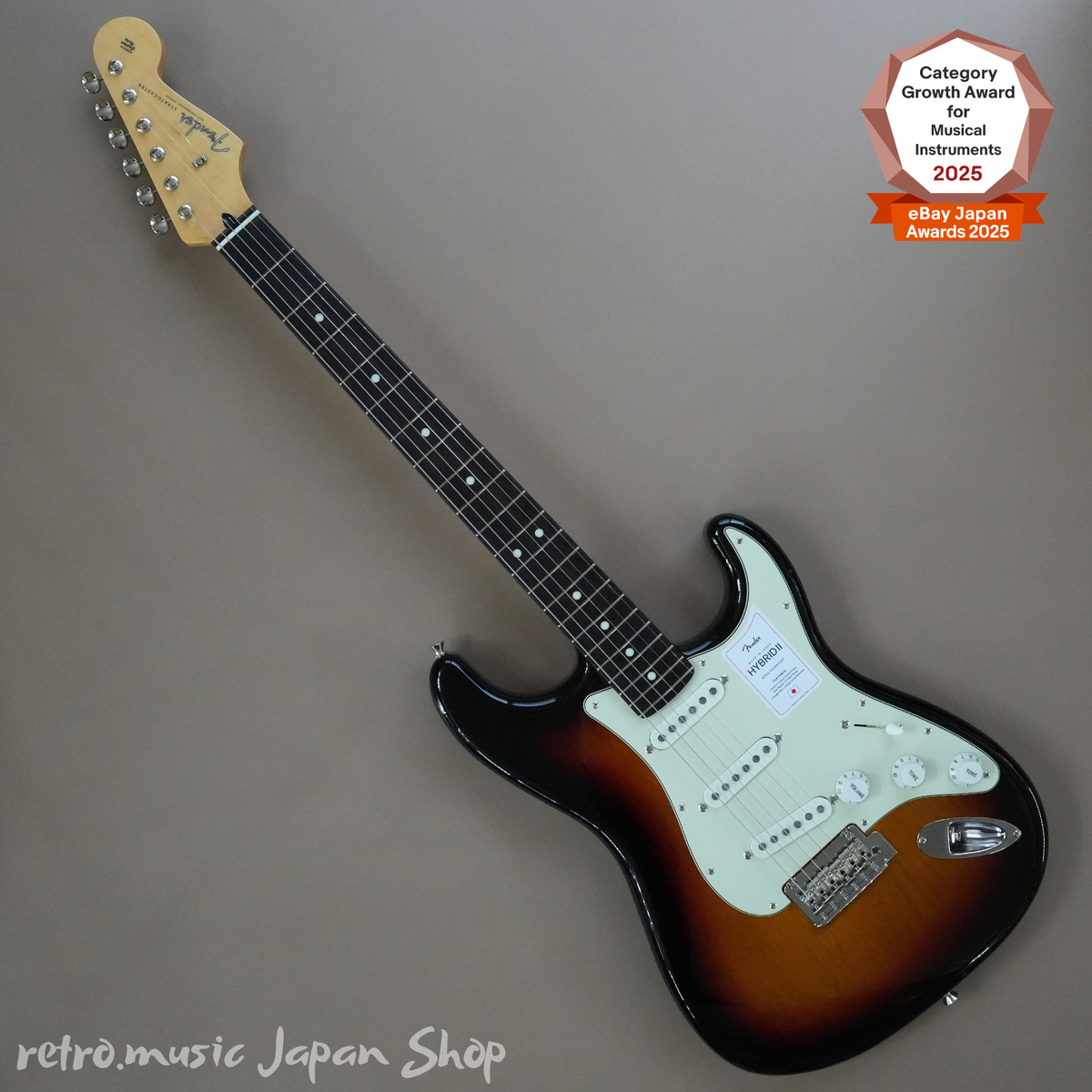 Fender Made in Japan Hybrid II Stratocaster Rosewood 3-Color