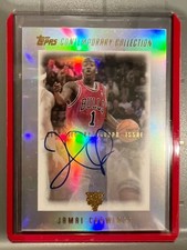 Rare autograph Auto 04 Topps Contemporary Jamal Crawford NBA signed basketball B