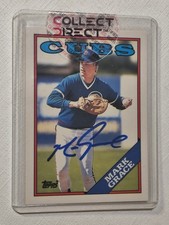 1988 CUBS Mark Grace signed ROOKIE card Topps Traded #42T Authentic AUTO RC. rookie card picture
