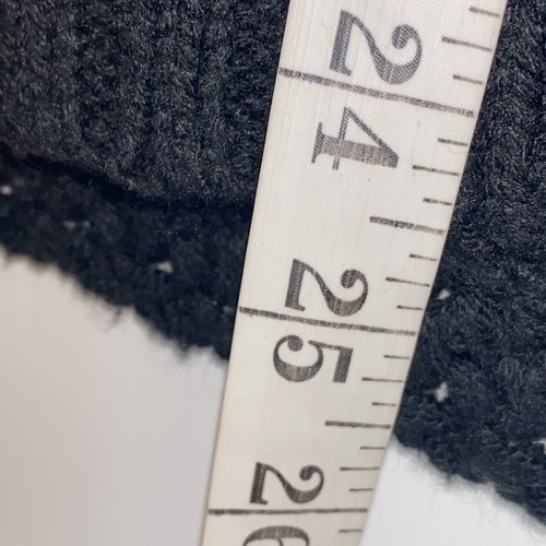Westbound Sweater Womens Small Black Solid Cardigan Cable Knit 90s 2000s S - Picture 9 of 10
