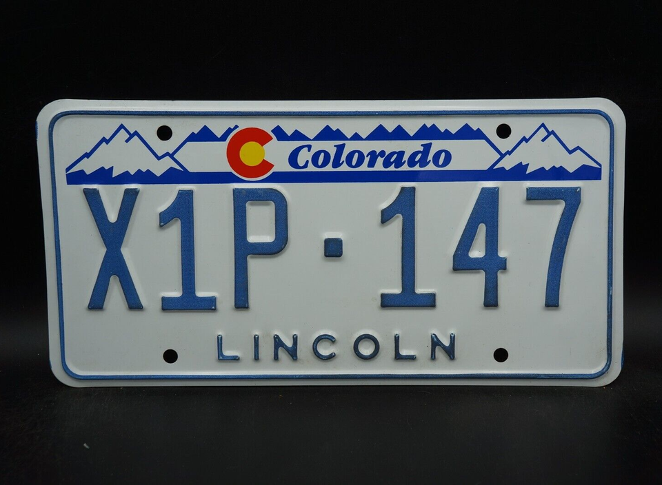 LINCOLN County COLORADO Designer License Plate eBay