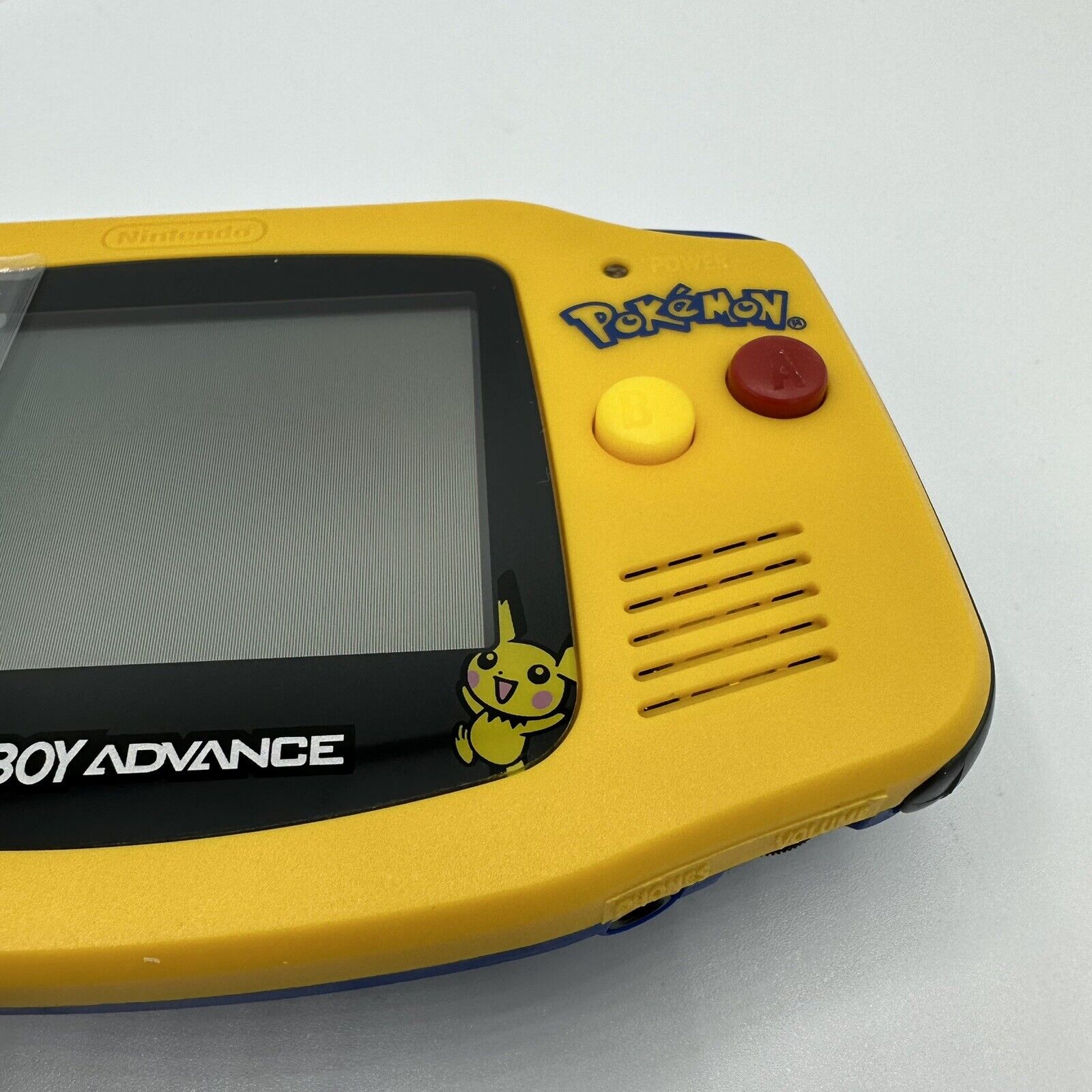 MINT Pokemon Pikachu GameBoy Advance System Yellow & Blue Nintendo GBA Game  boy 45496712877